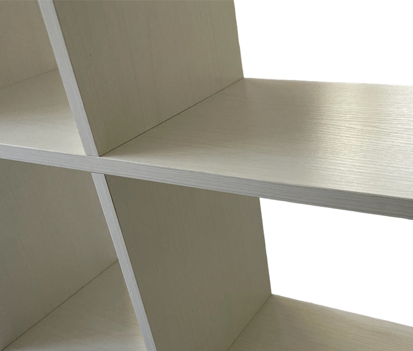 Libreria in legno Colore Rovere 80x24x126,5H cm Scaffale Mobiletto 7 Ripiani ART.110R