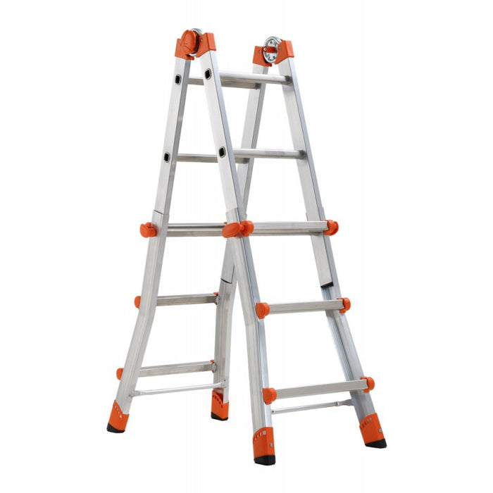 Scala Telescopica Multifunzione in Alluminio Professionale Leggera e Robusta Altezza Regolabile Made in Italy Certificata EN131-4