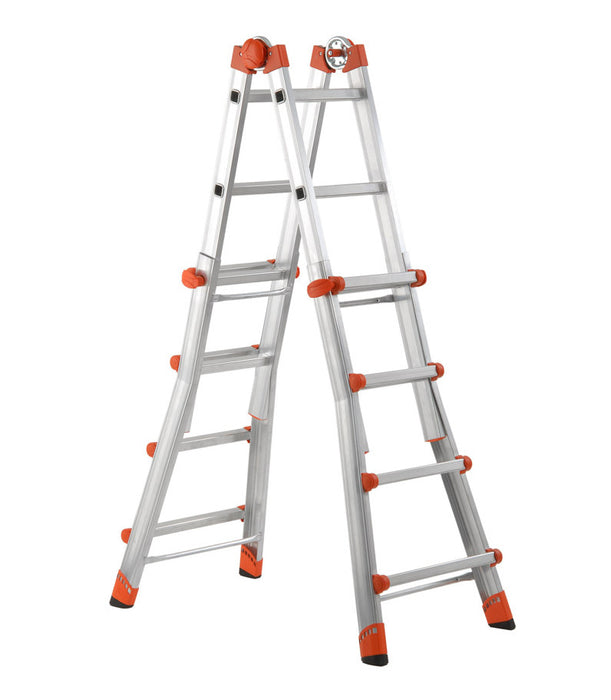 Scala Telescopica Multifunzione in Alluminio Professionale Leggera e Robusta Altezza Regolabile Made in Italy Certificata EN131-4