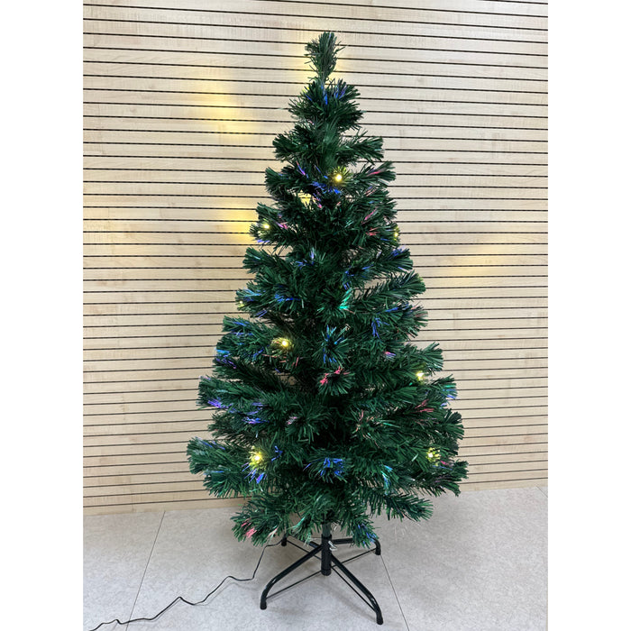 Albero di natale con Fibre Ottiche RGB Multicolore Alberello con Luci LED e Giochi di Luce