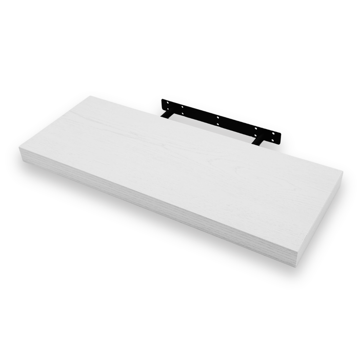 Mensola Sospesa da Muro in Legno MDF con Staffa a Scomparsa | Supporto Invisibile per Cucina Bagno Soggiorno