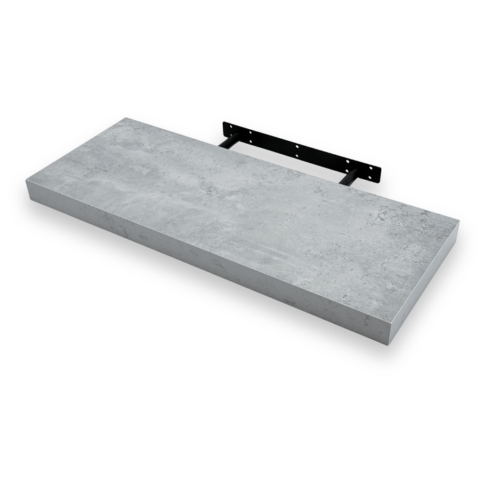 Mensola Sospesa da Muro in Legno MDF con Staffa a Scomparsa | Supporto Invisibile per Cucina Bagno Soggiorno