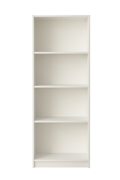 Libreria Scaffale in Legno Melaminico 4 Ripiani Resistente 60x24x170H cm