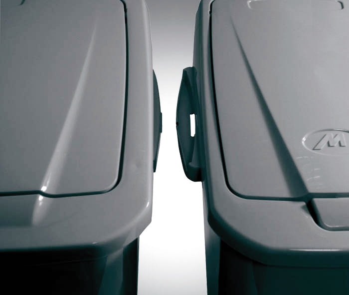 Pattumiera Bidone Secchio Contenitore per Raccolta Differenziata in Plastica Componibile