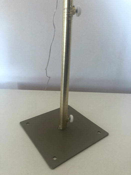 Albero di Natale LED Nanoled Luce Calda Struttura metallo dorato