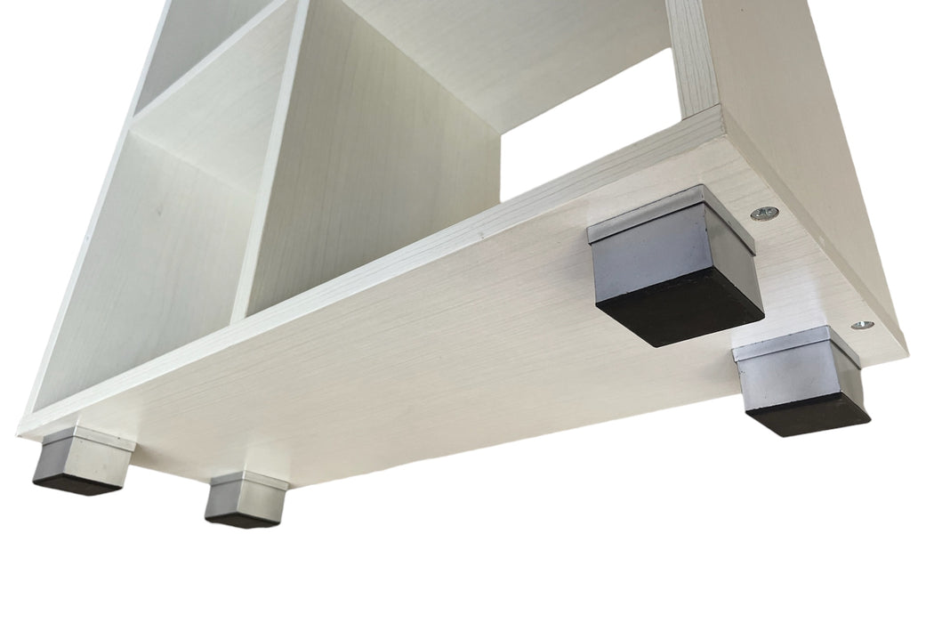 Libreria in legno Colore Rovere 80x24x126,5H cm Scaffale Mobiletto 7 Ripiani ART.110R