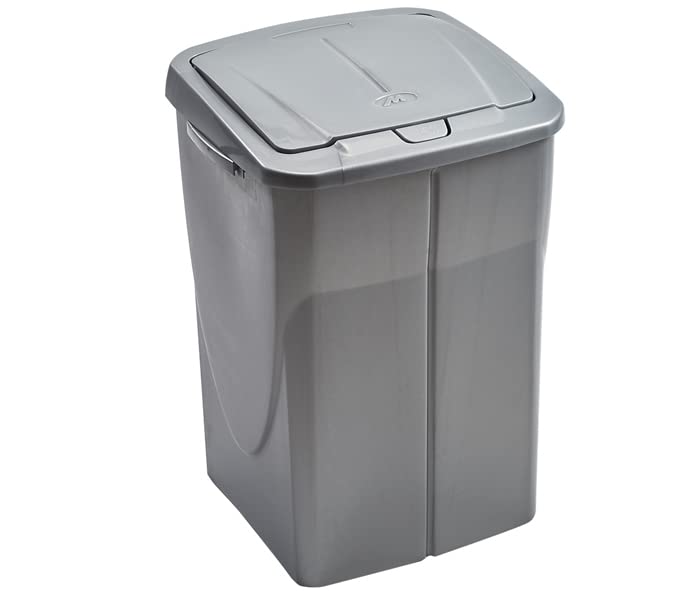 Pattumiera Bidone Secchio Contenitore per Raccolta Differenziata in Plastica Componibile