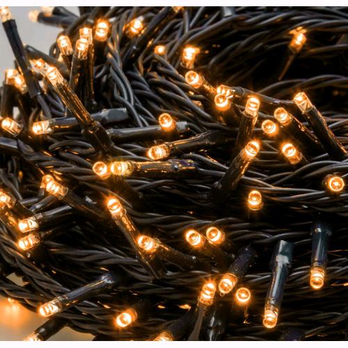 Serie Luci Natale 480 Led Bianco Ghiaccio Giochi Luce Filo 26 mt Uso Esterno D1990