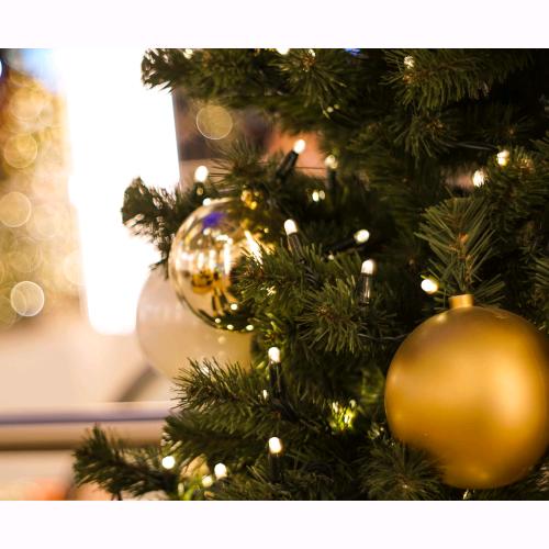 Serie Luci Natale 480 Led Bianco Caldo Giochi Luce Filo 26 mt Uso Esterno D1992