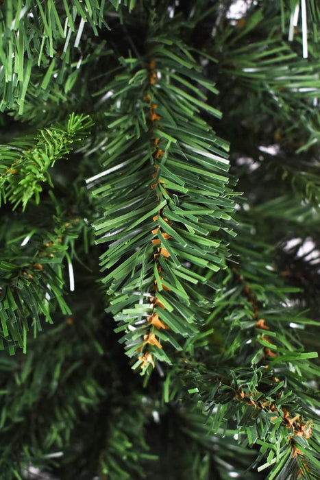 Albero di Natale SLIM Adamello Base Metallo Rami Ombrello Pe + Pvc