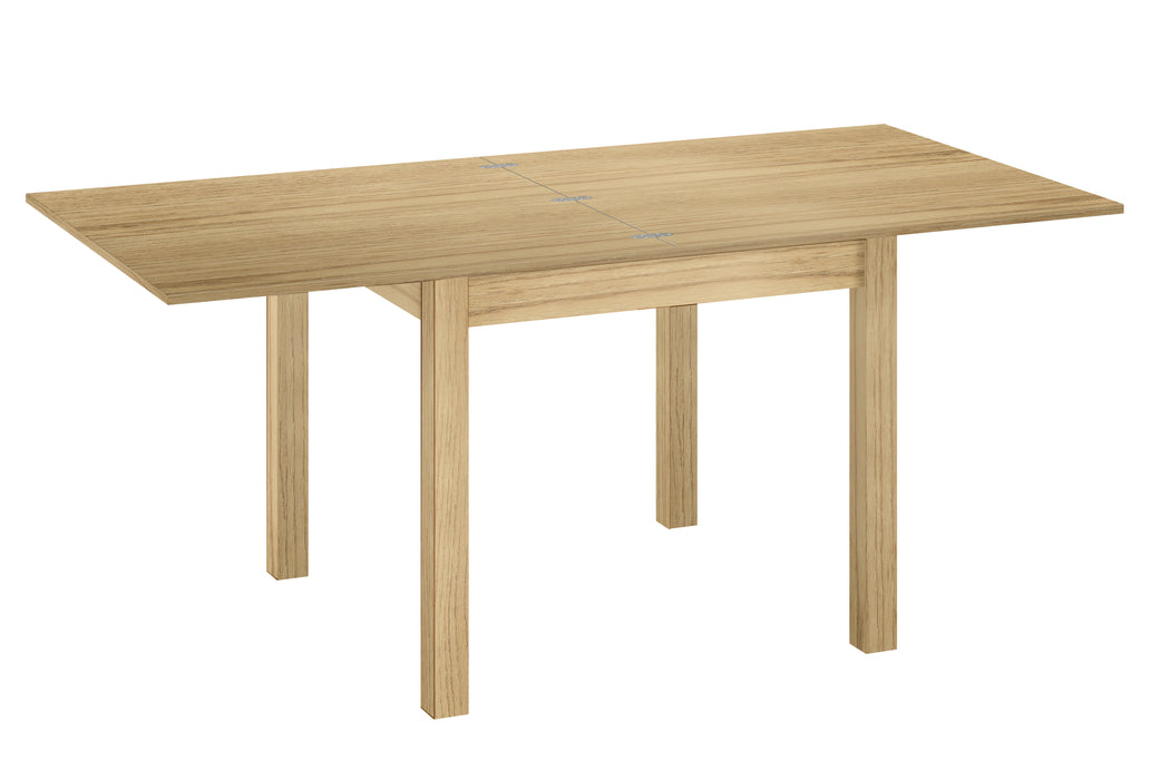 Eacommerce Tavolo Da Pranzo Allungabile In Legno, Finitura Rovere, Meccanismo A Libro, Dimensioni 90x160/200xH75 Cm, Ideale Per Sala Da Pranzo E Case Vacanza