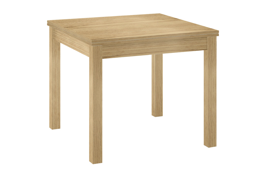 Eacommerce Tavolo Da Pranzo Allungabile In Legno, Finitura Rovere, Meccanismo A Libro, Dimensioni 90x160/200xH75 Cm, Ideale Per Sala Da Pranzo E Case Vacanza