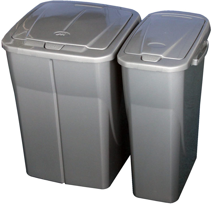 Pattumiera Bidone Secchio Contenitore per Raccolta Differenziata in Plastica Componibile