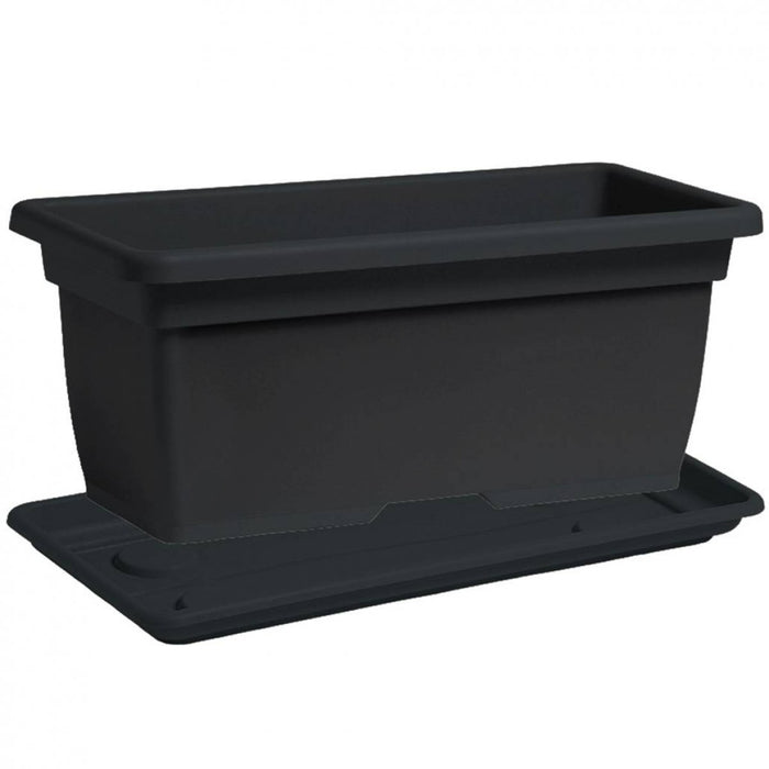 Vaso Rettangolare Classico in Plastica PPL Finitura Satinata per interni ed esterni