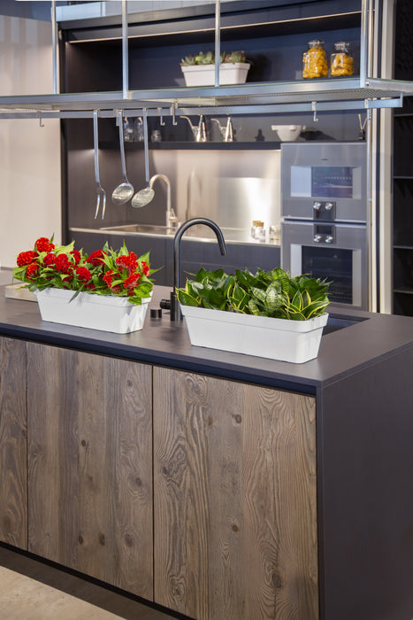 Vaso Cassettone Fioriera Balconiera in plastica per interni ed esterni