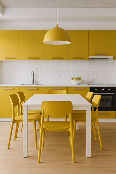 Sedia impilabile da pranzo in Polipropilene 40x39x78 cm Leggera per interni ed esterni Modello SUN