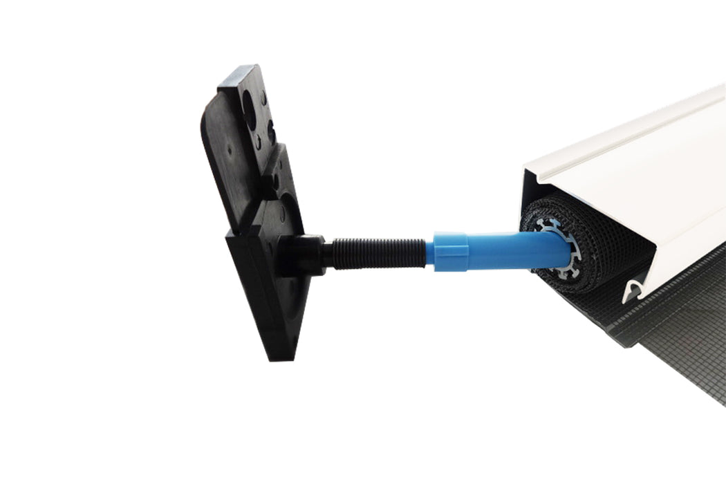 Zanzariera a Rullo Verticale a molla in Fibra di Vetro Telaio in Alluminio Riducibile Avvolgimento automatico