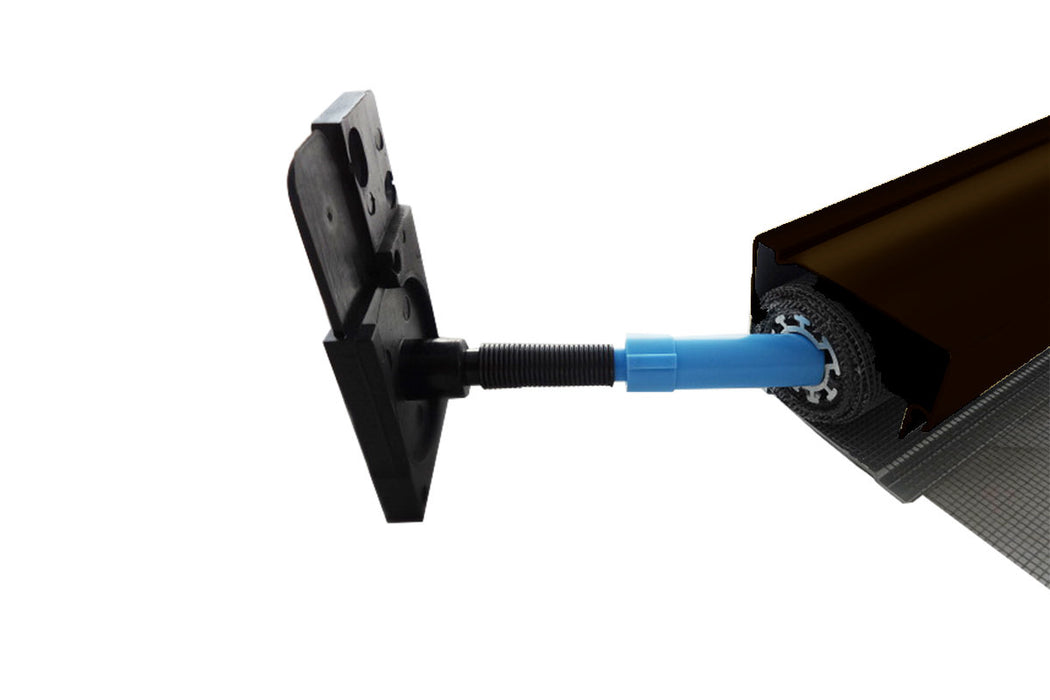 Zanzariera a Rullo Verticale a molla in Fibra di Vetro Telaio in Alluminio Riducibile Avvolgimento automatico