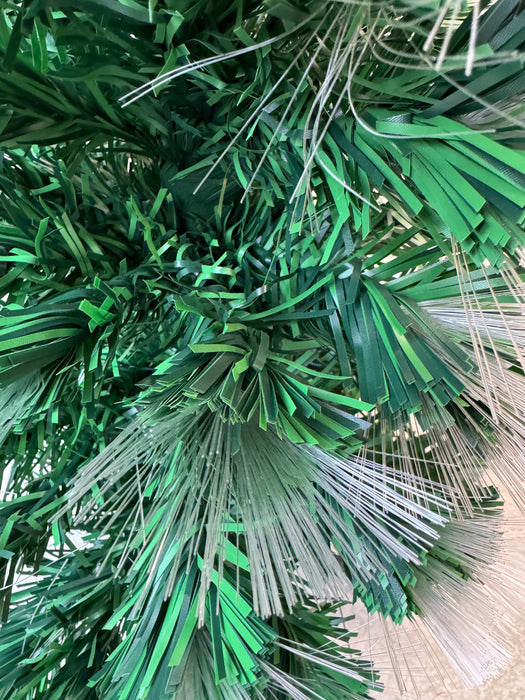 Albero di natale con Fibre Ottiche RGB Multicolore Alberello con Luci LED e Giochi di Luce