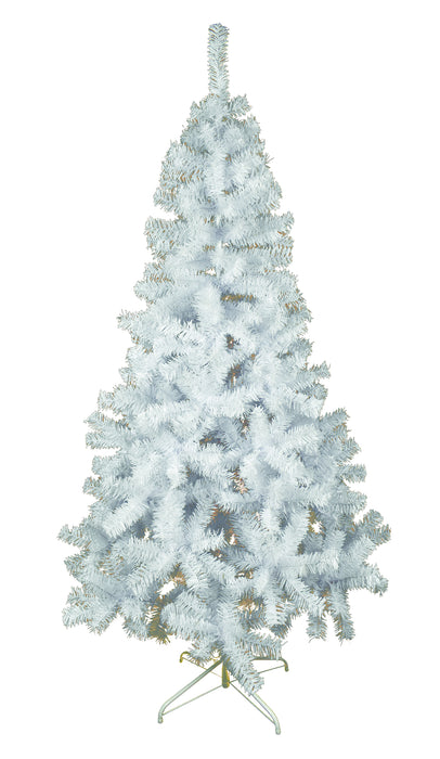 Albero di Natale Bianco Artificiale Mod. ARTIC Rami Fissi Apertura ad Ombrello