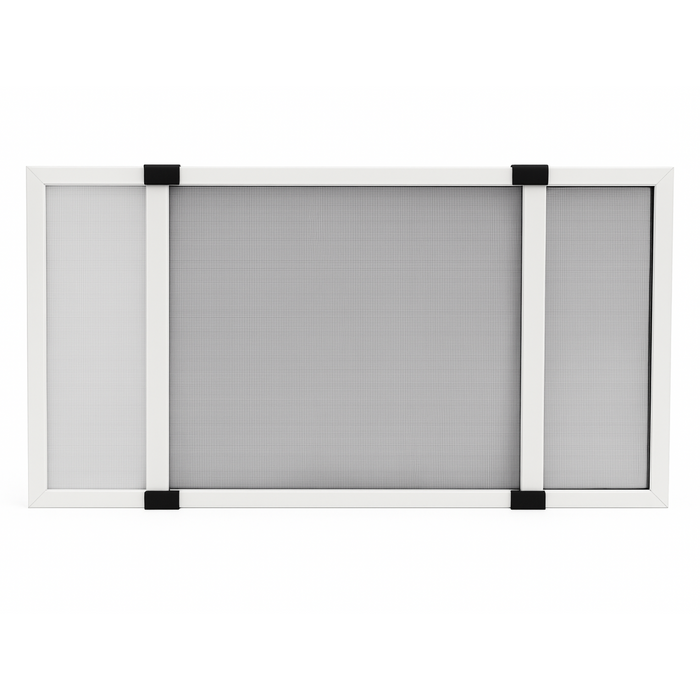 Zanzariera Estensibile A Telaio - Rete Fibra Vetro, Alluminio Anodizzato, Grigio 70x100/192cm - Foto 6