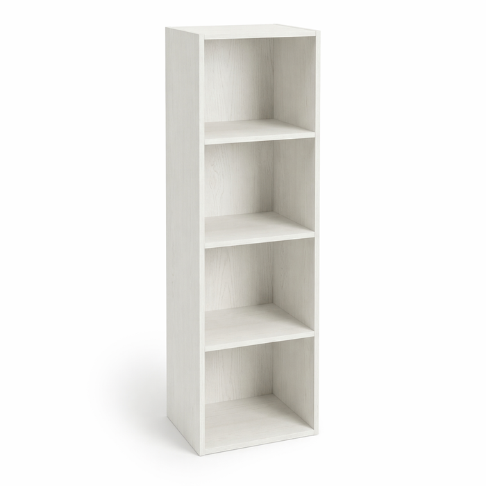 Libreria Scaffale con Ripiani Moderna Salvaspazio Design Aperto in Legno Resistente Stabile Antiribaltamento Casa Ufficio