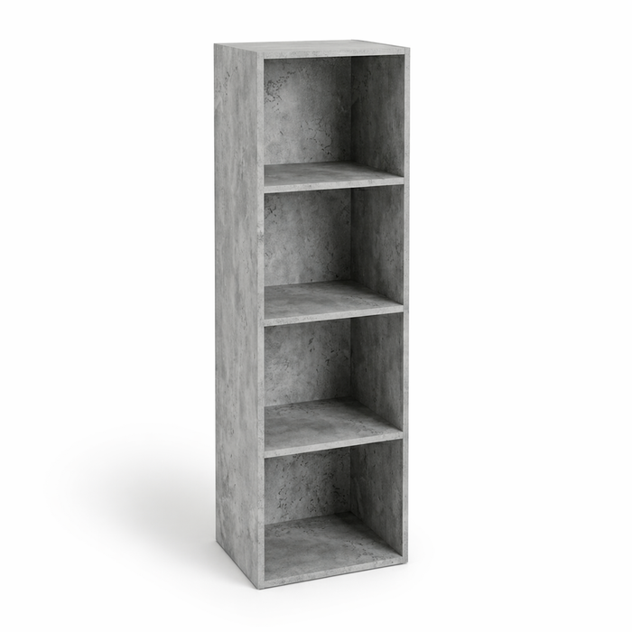 Libreria Scaffale con Ripiani Moderna Salvaspazio Design Aperto in Legno Resistente Stabile Antiribaltamento Casa Ufficio