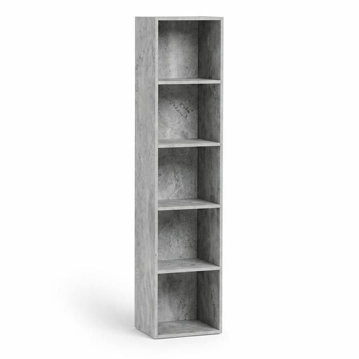 Libreria Scaffale con Ripiani Moderna Salvaspazio Design Aperto in Legno Resistente Stabile Antiribaltamento Casa Ufficio