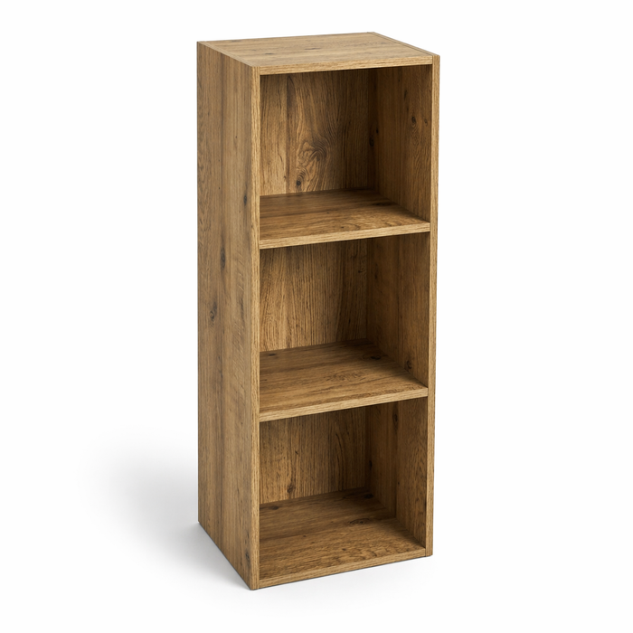 Libreria Scaffale con Ripiani Moderna Salvaspazio Design Aperto in Legno Resistente Stabile Antiribaltamento Casa Ufficio