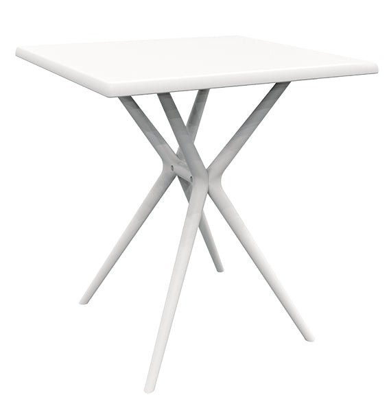 Set Tavolo + 2 Sedie da Giardino in Polistirene da esterno e interno