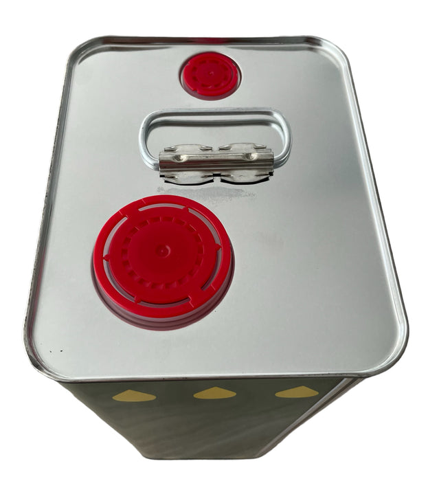 Lattine Rettangolari 5 Litri per Olio Extravergine Doppio Tappo ermetico Verde