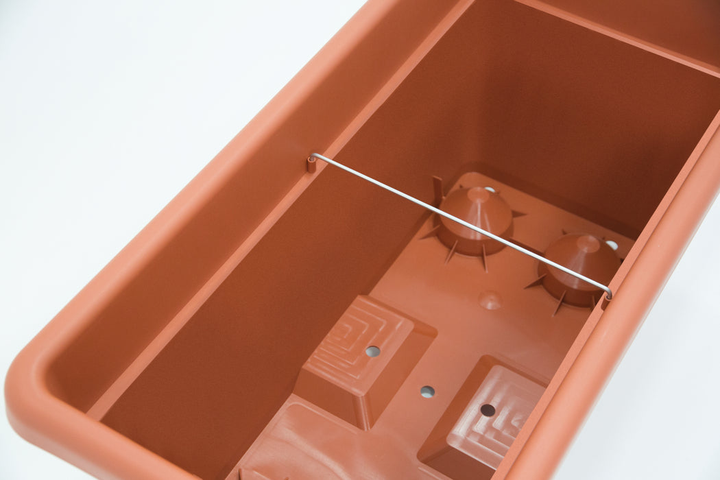 Vaso Rettangolare Classico in Plastica PPL Finitura Satinata per interni ed esterni