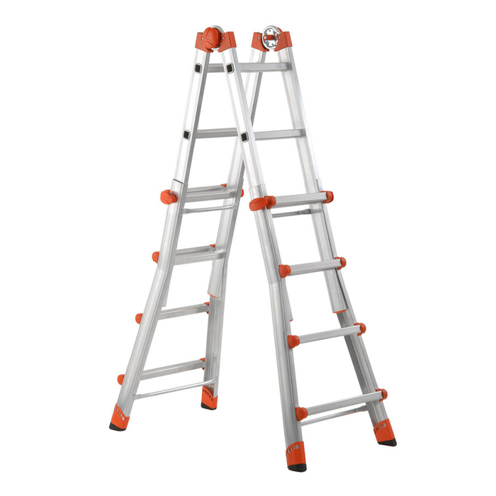 Scala Telescopica Multifunzione in Alluminio Professionale Leggera e Robusta Altezza Regolabile Made in Italy Certificata EN131-4