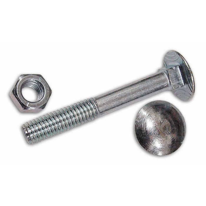 Bulloni Zincati Classe 4.8 TT con Dado 10x50 mm Filetto parziale conf. 100 pz