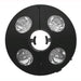 Lampada A Batteria Per Ombrelloni Satellite Luce A 4 Led Per Palo Ø 30-45 Mm.