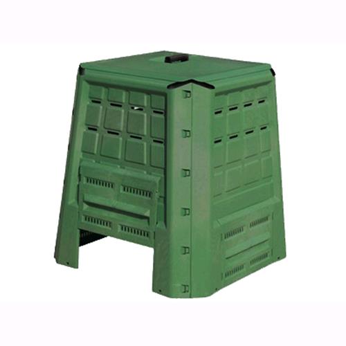 Compostiera Brixo Ecobox Fast Per Giardino In Plastica 380 Lt. 80X80Xh82Cm.