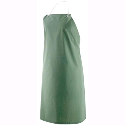 Grembiule Da Lavoro In Pvc Verde 60X120 Cm Con Laccio Di Chiusura