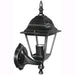 Lampione Lanterne Applique Da Giardino Mod. Vienna Nero 15x20xh.35 Cm.