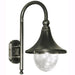 Lampada Lanterna Da Giardino Mod. Cigno Nero A Muro 24x35xh.44 Cm.