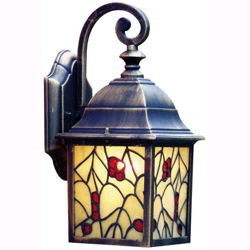 Lampada Lanterna Applique Mod. Kiki Finitura Bronzo 15x18xh.33 Cm.