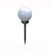Lampada Solare Luna Con Picchetto Corpo In Polipropilene Ø15xh.48 Cm.