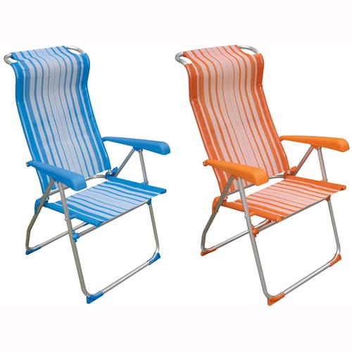 Sedia Sdraio Pieghevole Con Braccioli Per Mare Spiaggia Sun EA