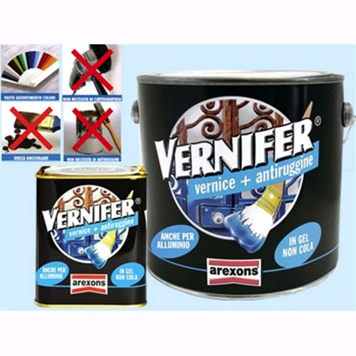 Vernici Arexons Vernifer - Art. 4873 - ML. 750 Marrone brillante Conf. 6 Pz