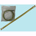 Tubo Gas In Acciaio Inox Con Raccordi F/F 1/ 2'' Lunghezza 100cm 1pz  En14800