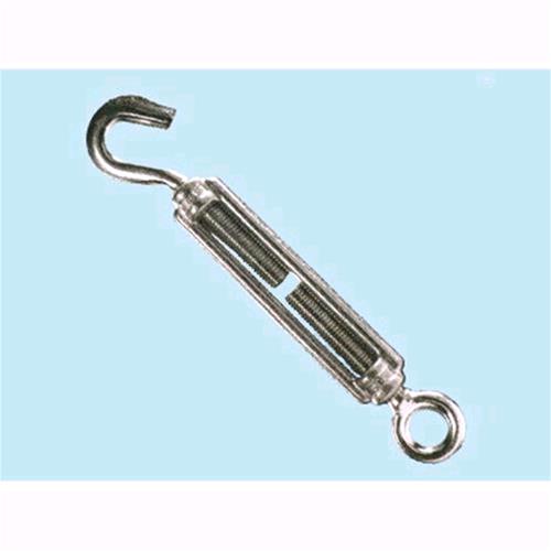 Tenditori per funi occhio/gancio - MA 6 - 1/4" - L. min/max mm. 128-191 - 50 Pz
