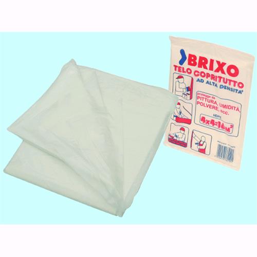Teli copritutto Brixo Alta Densitˆ mt. 4x4 ca. Conf. 100 Pz
