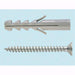 Tasselli Nylon con Vite  Fischer S 8 V - L. mm. 40 - Punta mm. 8  Conf. 50 Pz