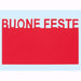 Tappetini Smart Buone Feste In Polipropilene Colore Rosso 40x70cm Conf.5pz