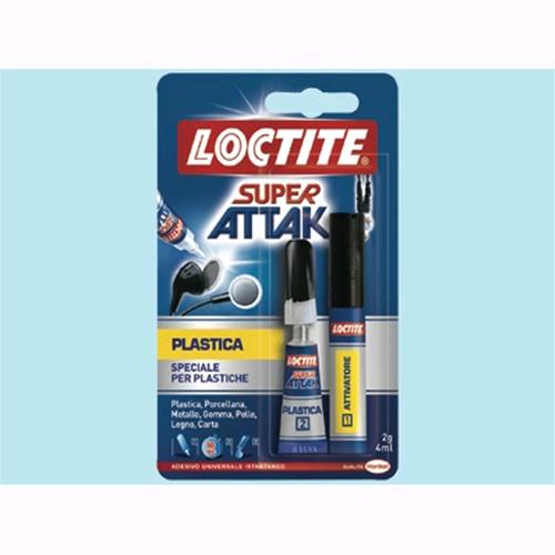Super Attak Loctite Plastica Conf. 12 Pz