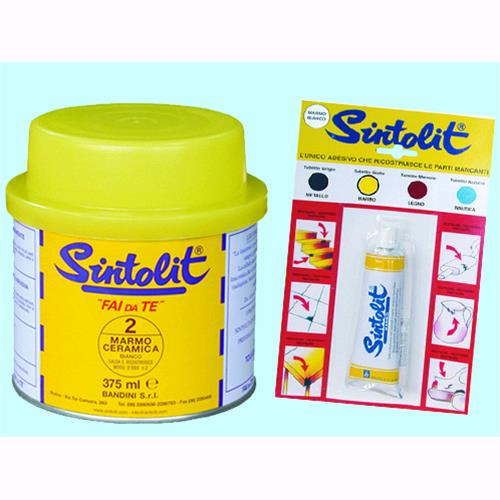 Stucco per marmo Sintolit - Tubetto ml. 60 - Colore Bianco Conf. 24 Pz